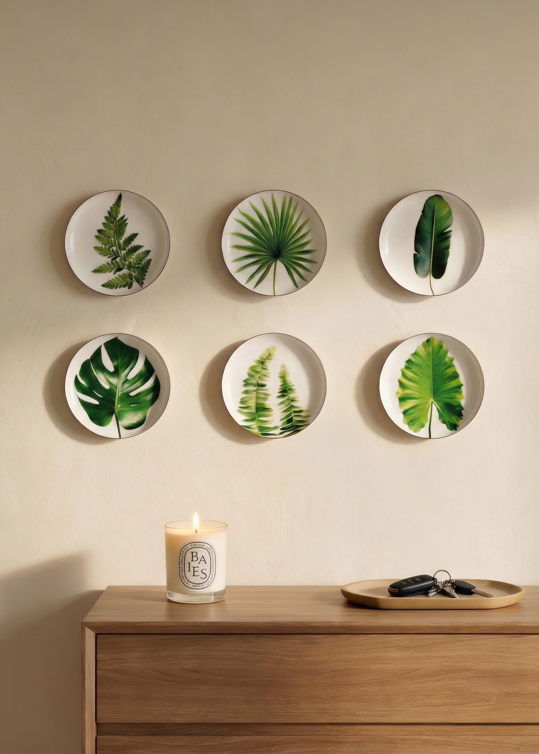 Botanic Wall Plates (Set of 6)
