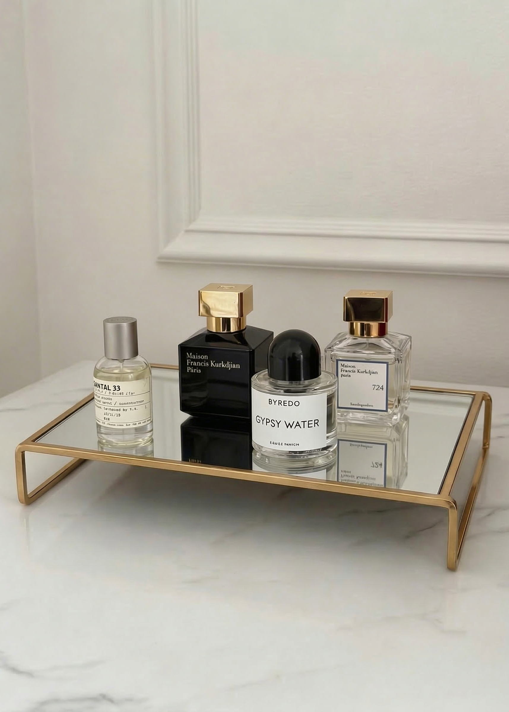 Milan Accessory Tray - Gold