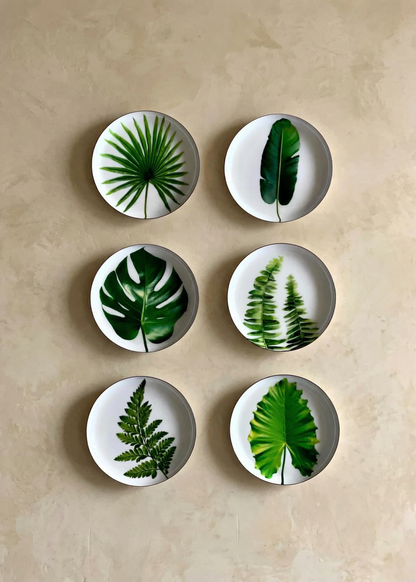 Botanic Wall Plates (Set of 6)