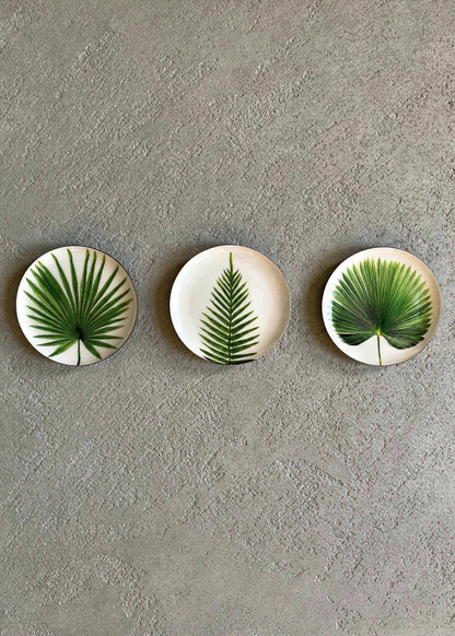 Botanic Wall Plates (Set of 3)