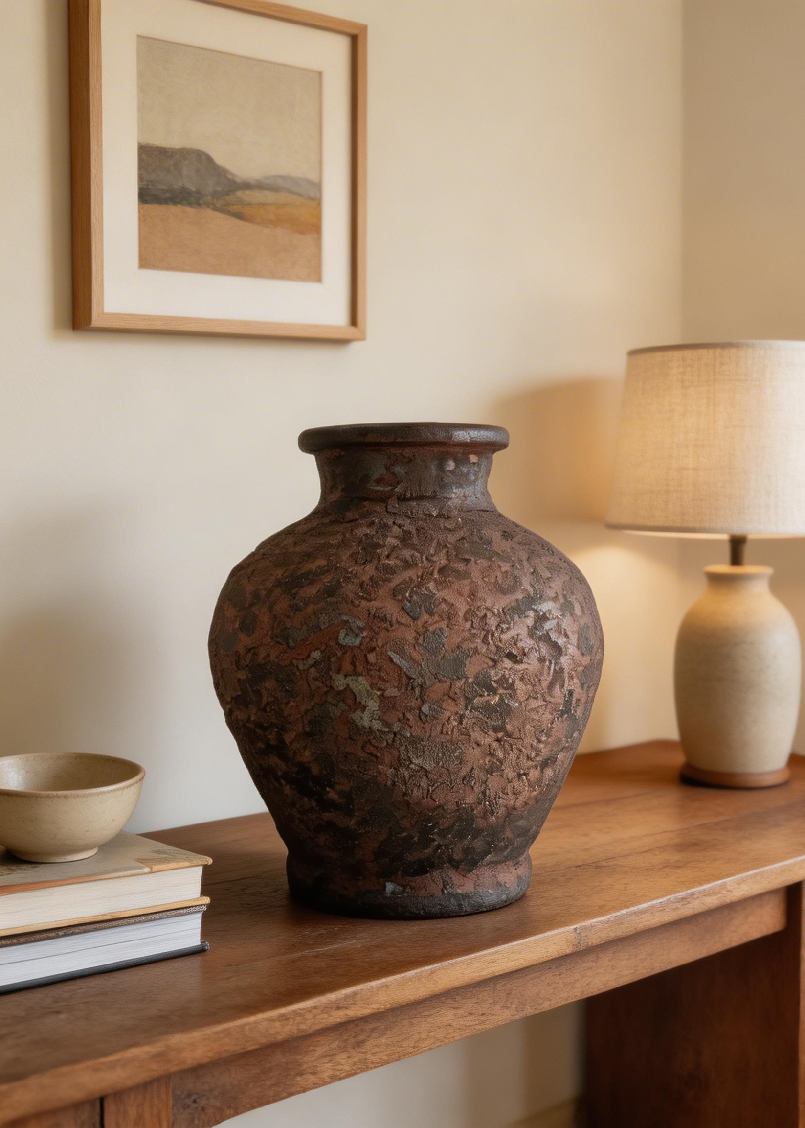 Mudstone Rustic Terracotta Vase -  Large