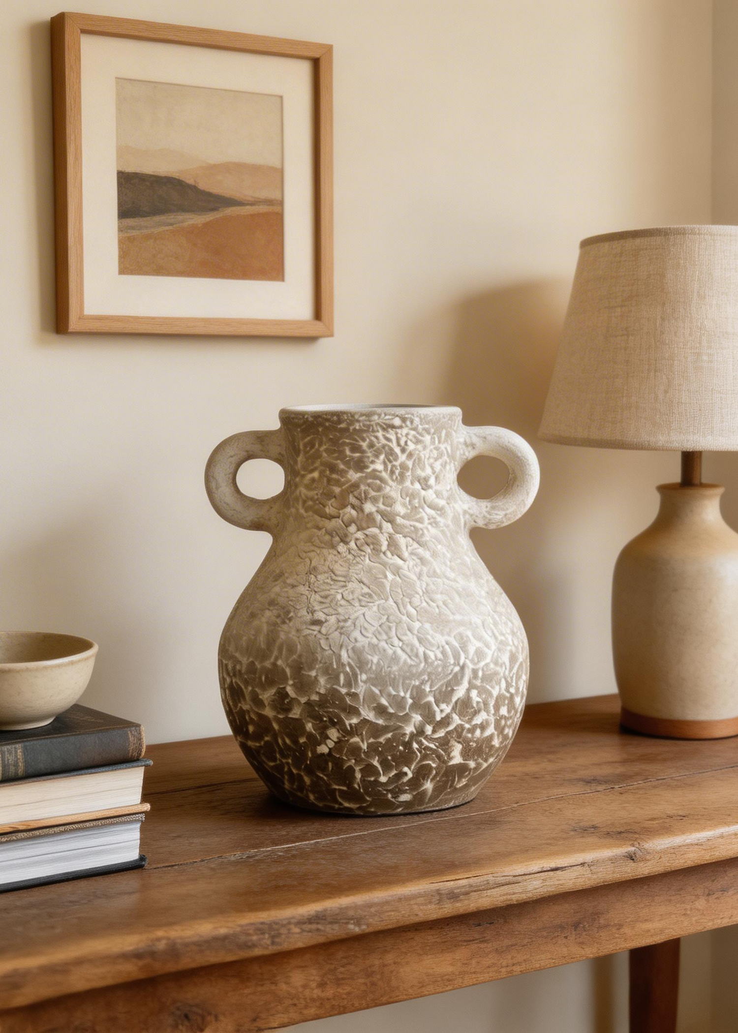 Cera Rustic Terracotta Vase - Small