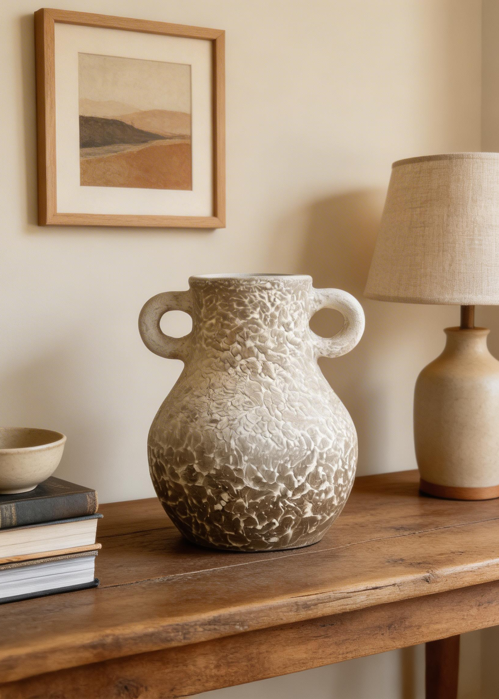 Cera Rustic Terracotta Vase - Small