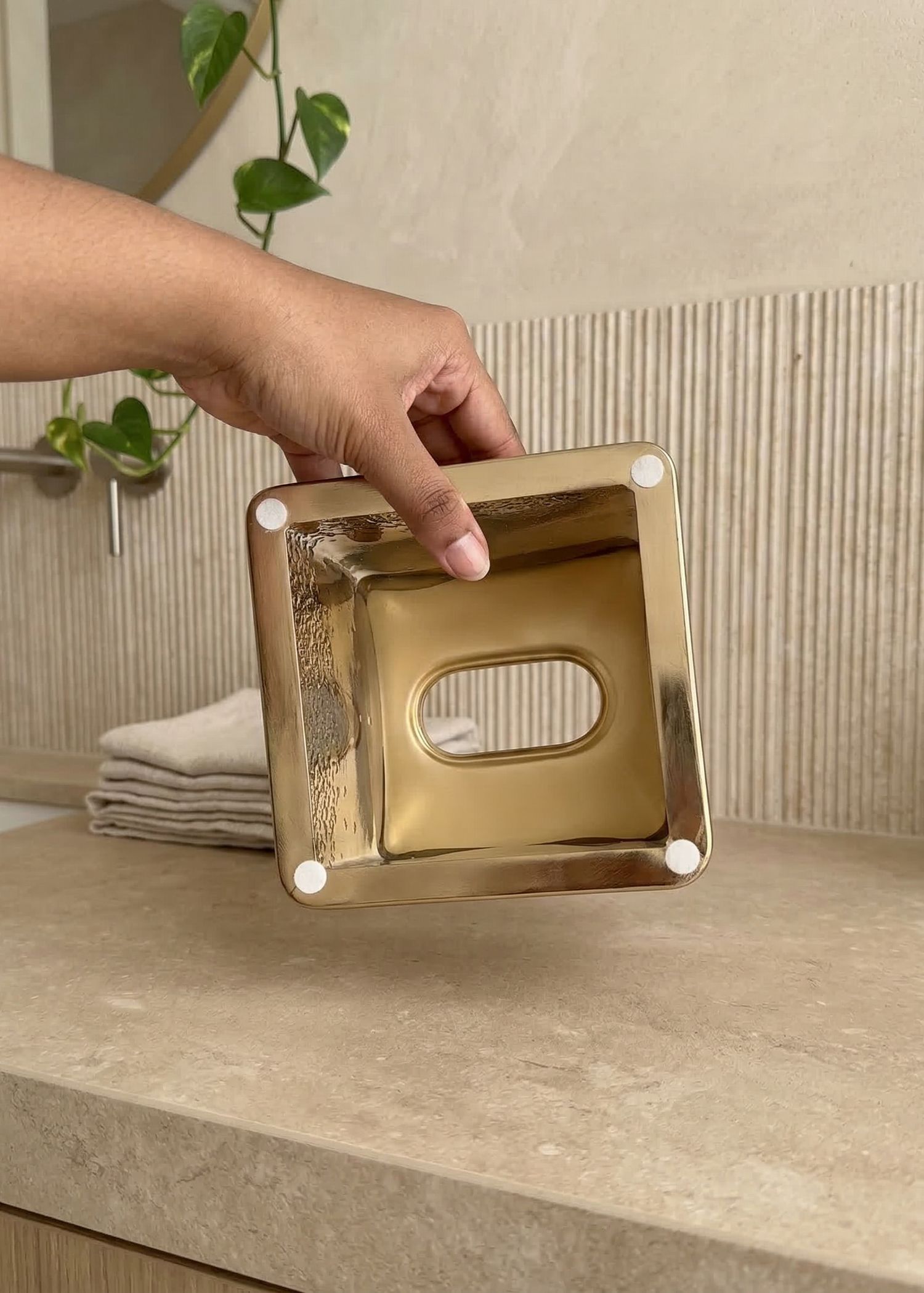 Imperium Gold Tissue Box