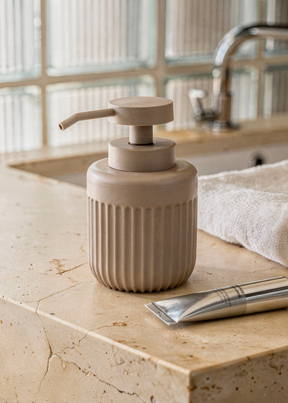 Ripple Soap Dispenser - Brown