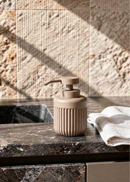 Ripple Soap Dispenser - Brown