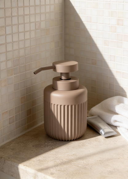 Ripple Soap Dispenser - Brown
