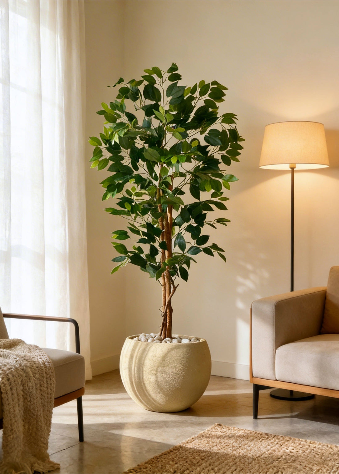 Artificial Grove Ficus Plant - 5 Feet