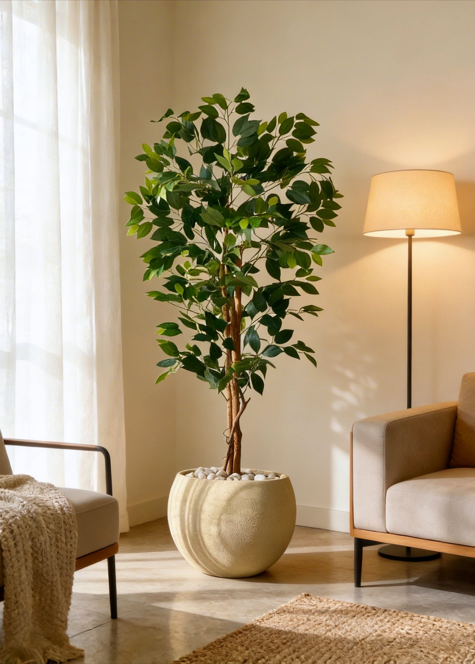 Artificial Grove Ficus Plant - 5 Feet