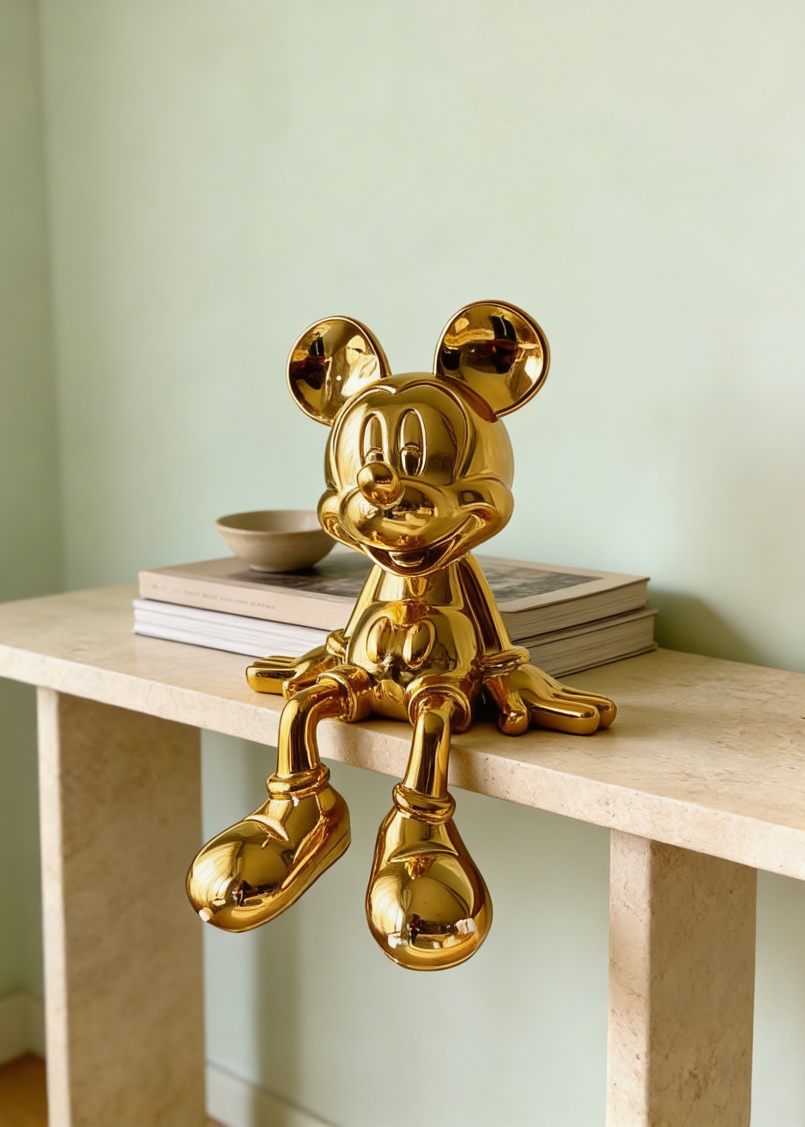 Obsidian Micky Mouse - Gold