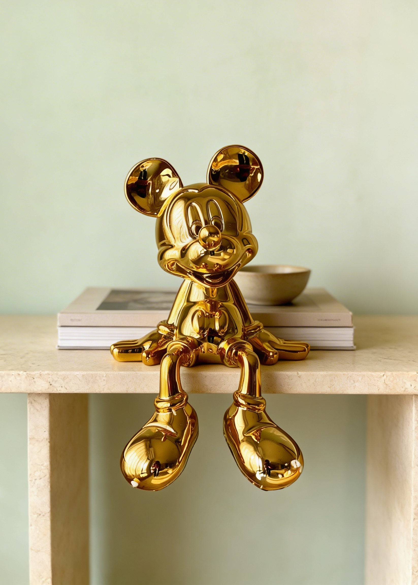 Obsidian Micky Mouse - Gold