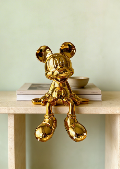 Obsidian Micky Mouse - Gold