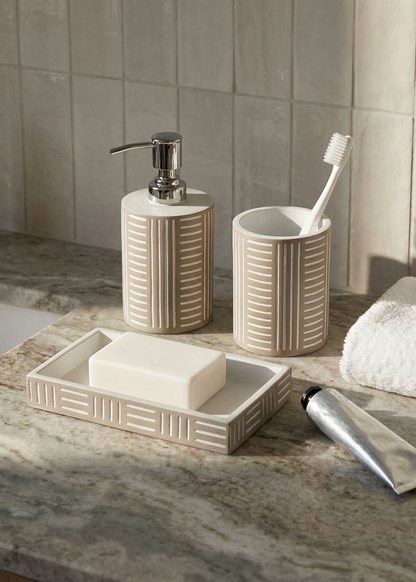Edora Bathroom Set - Beige