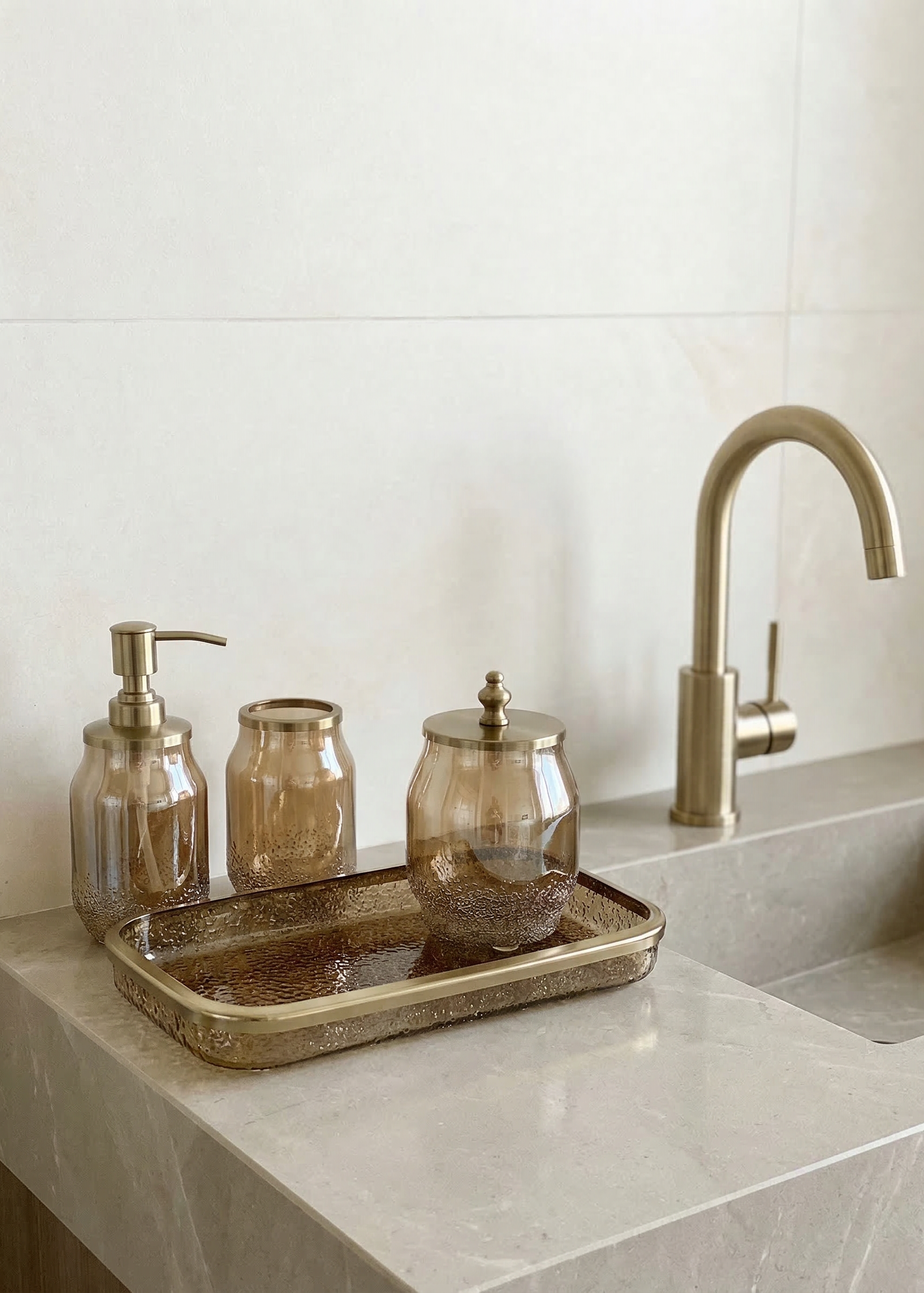 Imperium Gold Bath set - (Set of 4)