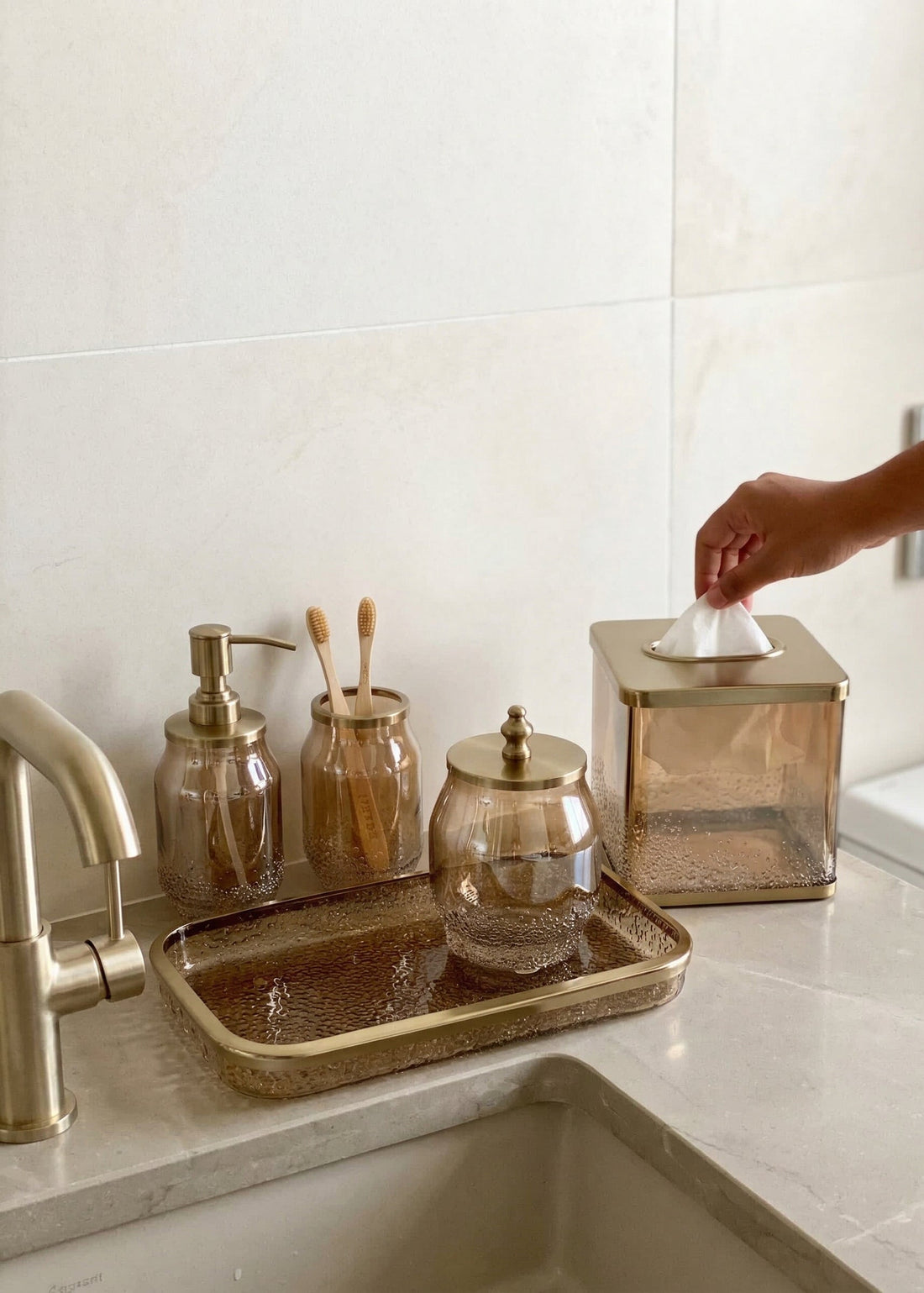 Imperium Gold Tissue Box