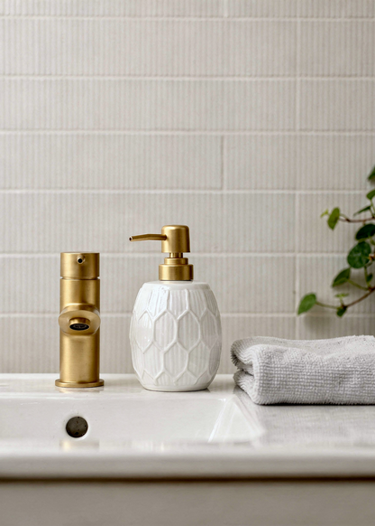 Luna Soap Dispenser White