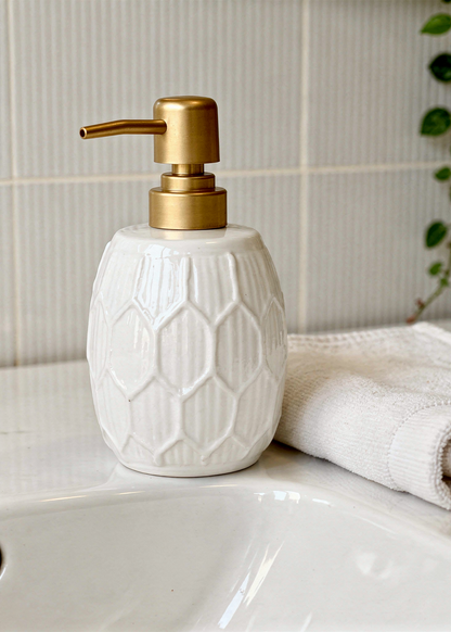 Luna Soap Dispenser White