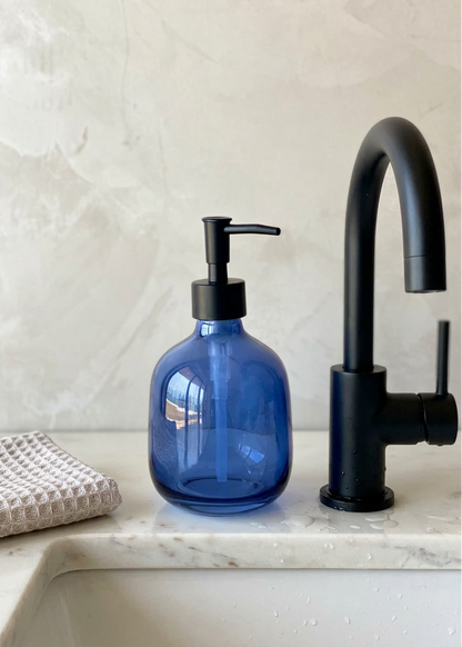 Radiant Bathroom Dispenser - Indigo Blue