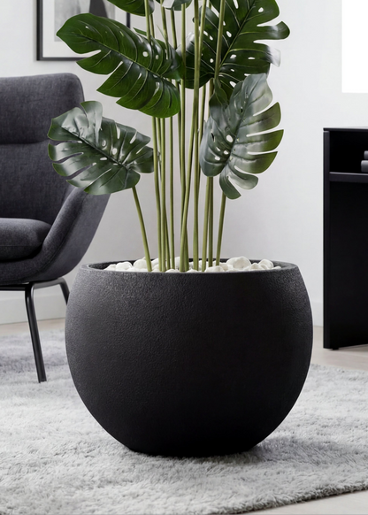 Lithos Black Planters