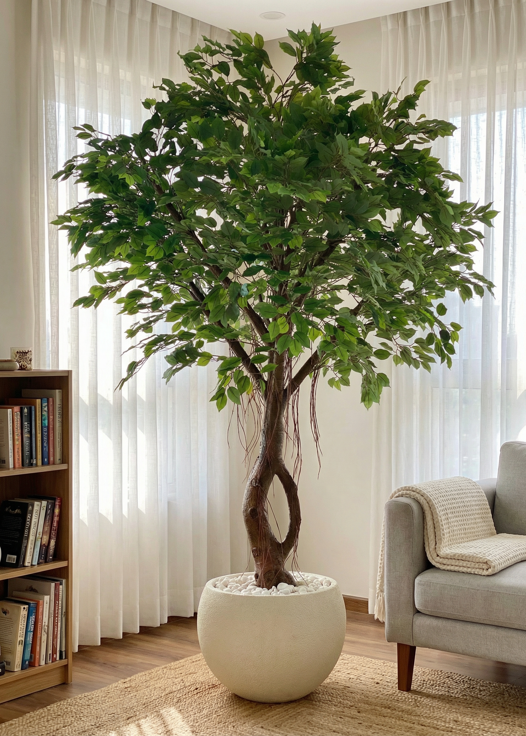 Artificial Grandiose Ficus Plant - 8 Feet