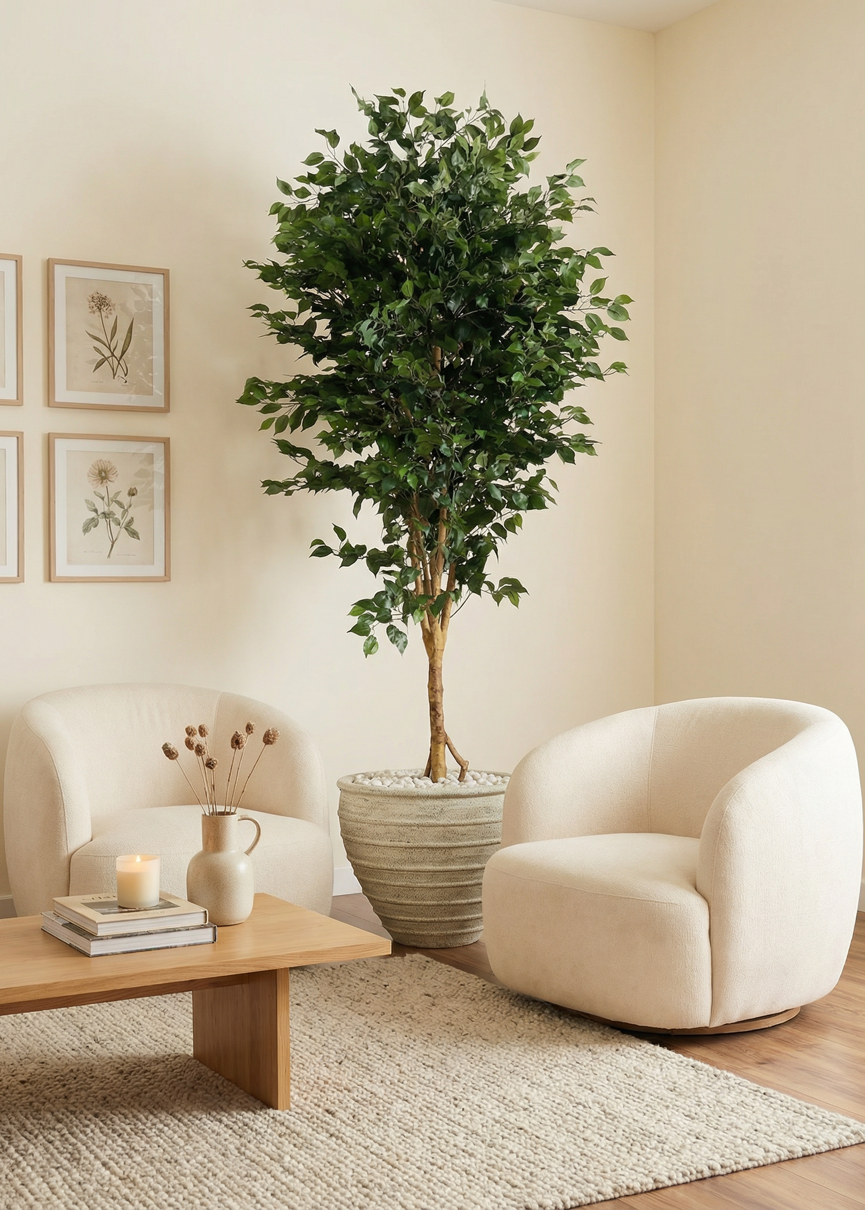 Artificial Grand Ficus Plant - 8.5 Feet