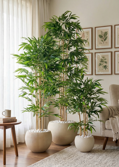 Artificial Bamboo Bliss Plant - 4 Feet