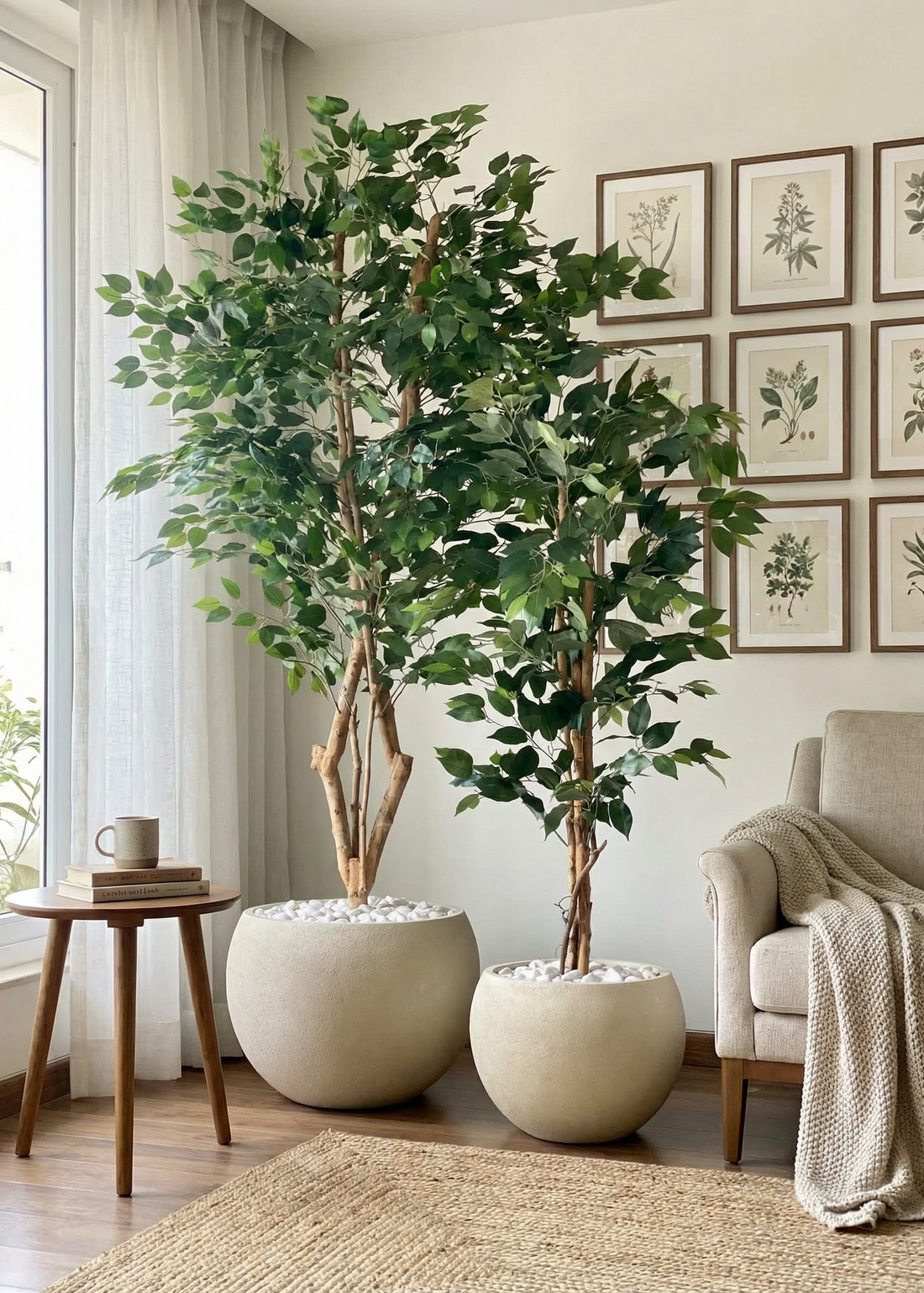 Artificial Grove Ficus Plant - 7 Feet