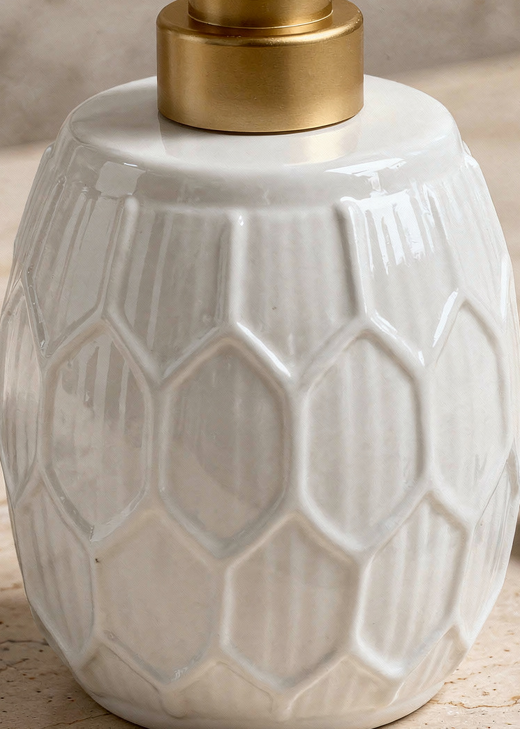 Luna Soap Dispenser White
