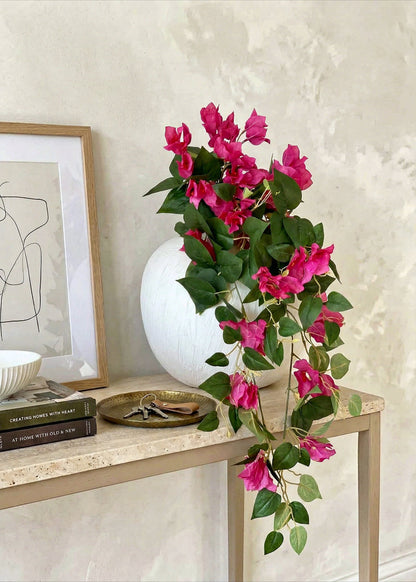 Artificial Pink Hanging Bougainvillea Plant - 2.5 Feet