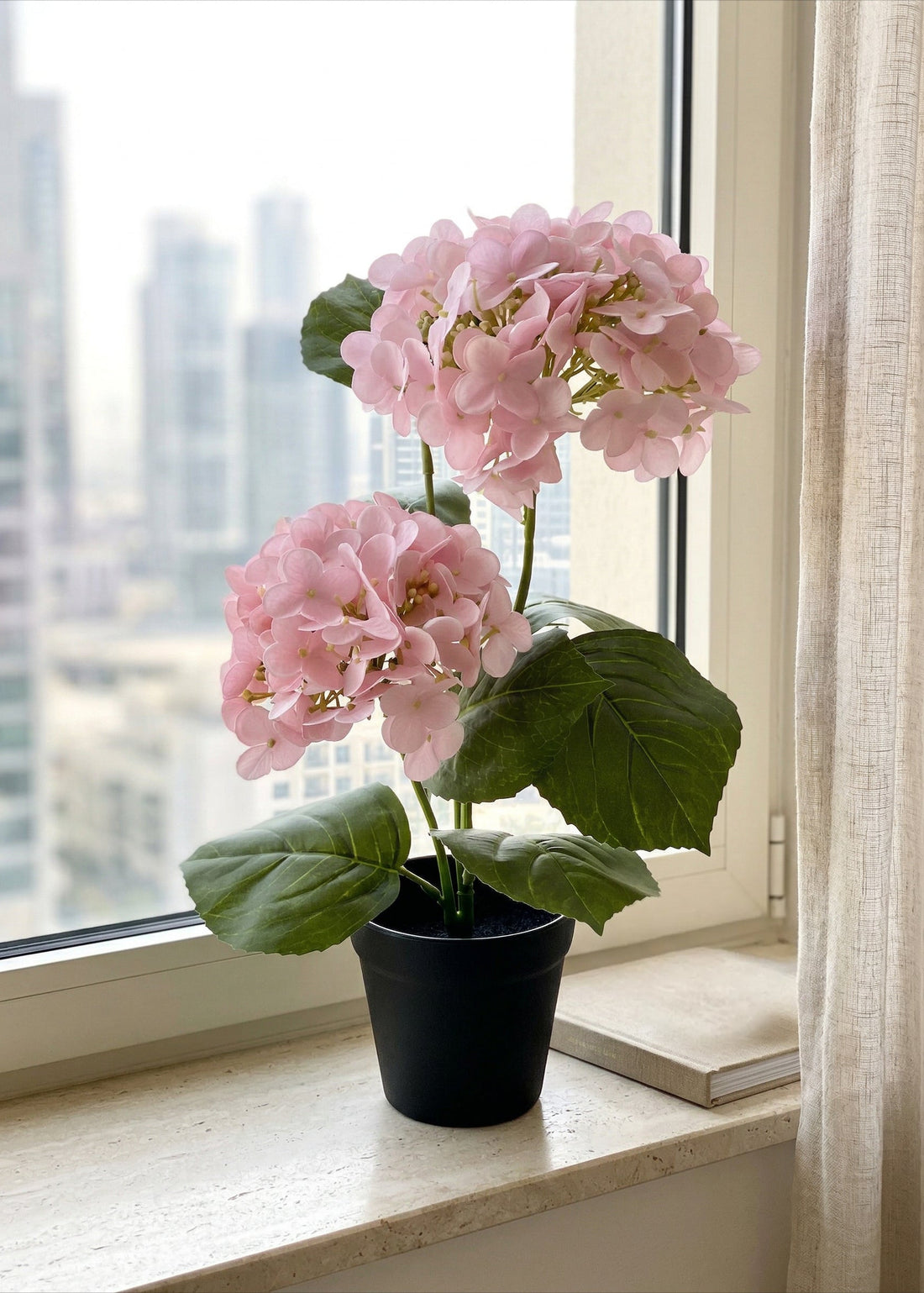 Artificial Botanic Hydrangea Plant - Pink