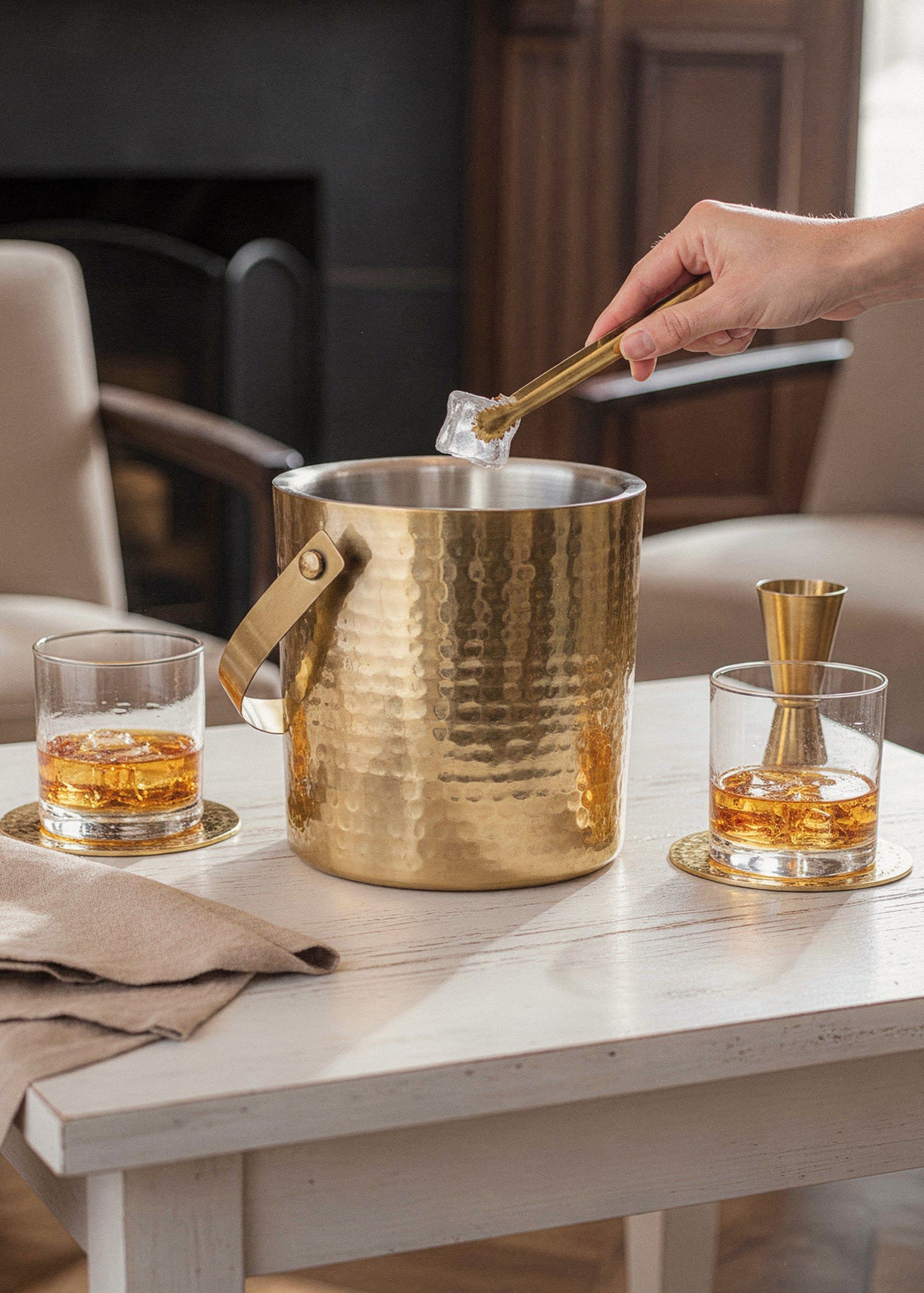 Manor Ice Bucket - Gold
