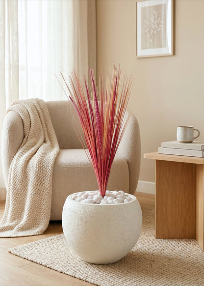 Artificial Purple Pampas Bunch - 2 Feet