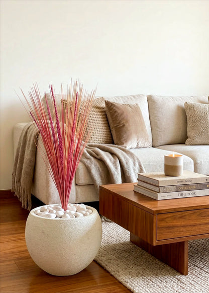 Artificial Purple Pampas Bunch - 2 Feet