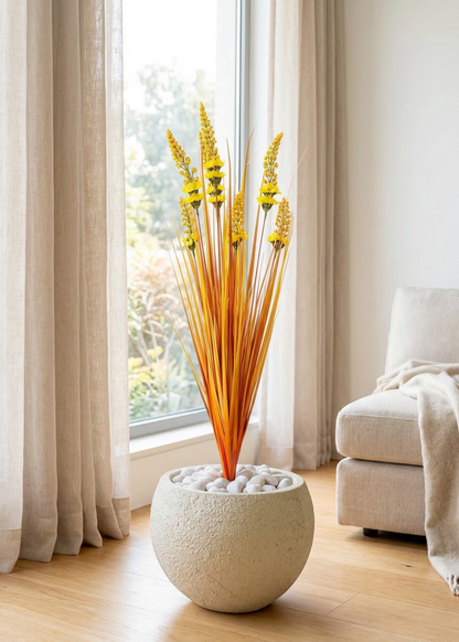 Artificial Dawn Foxtail Pampas Bunch - 3 Feet