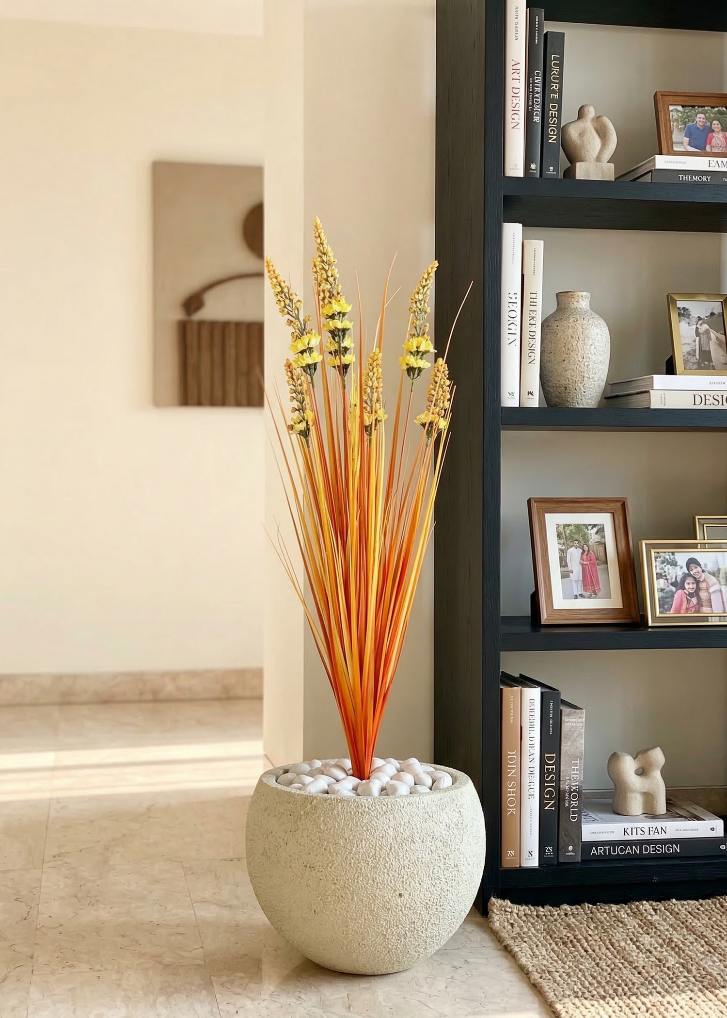 Artificial Dawn Foxtail Pampas Bunch - 3 Feet