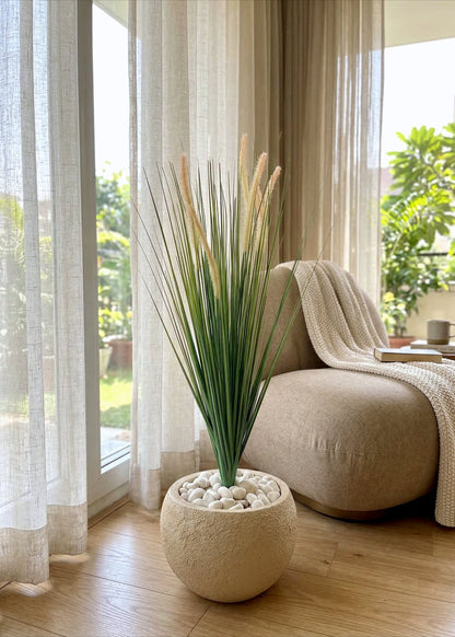 Artificial Sage Pampas Grass Bunch - 3 Feet