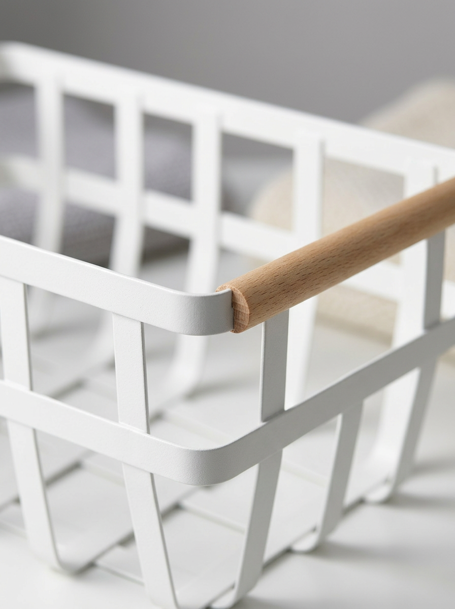 White Storage Basket