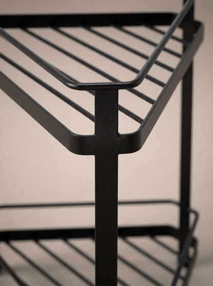 Corner Countertop Shelf - Black