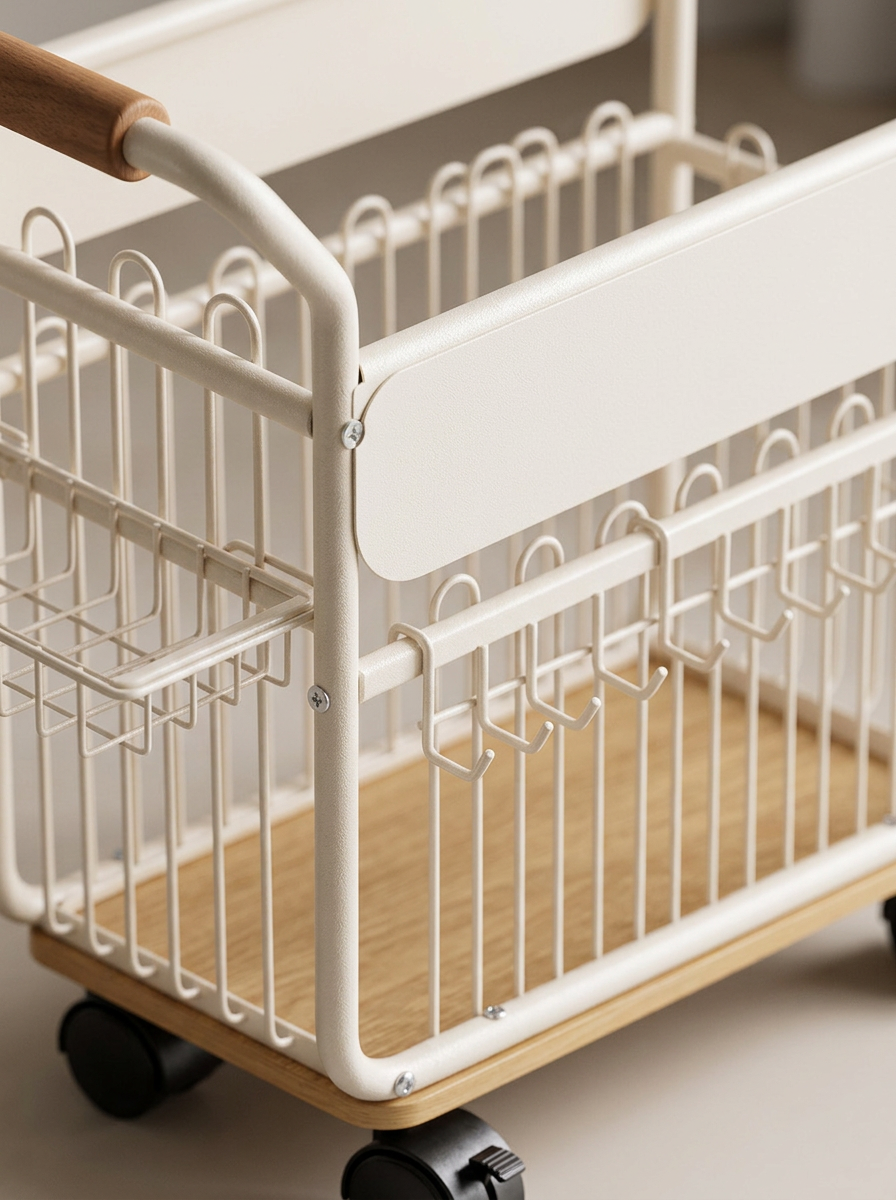 Yoga Equipment Storage Cart