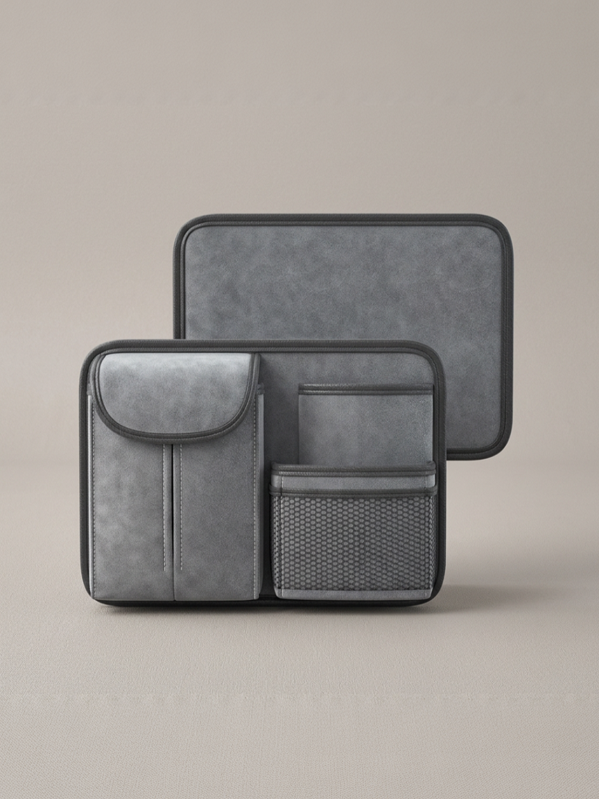 Car Back Seat Organizer - Grey
