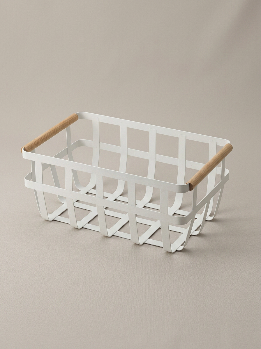 White Storage Basket
