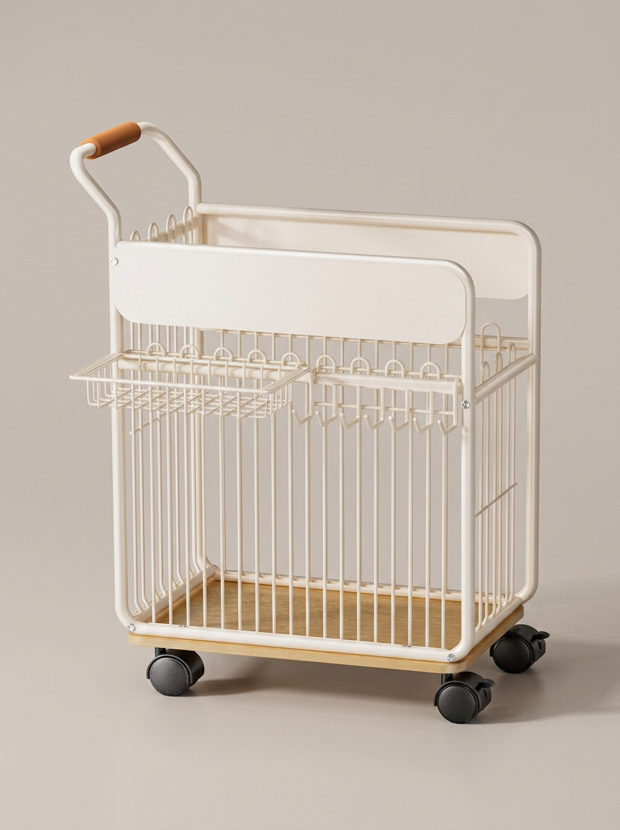 Yoga Equipment Storage Cart