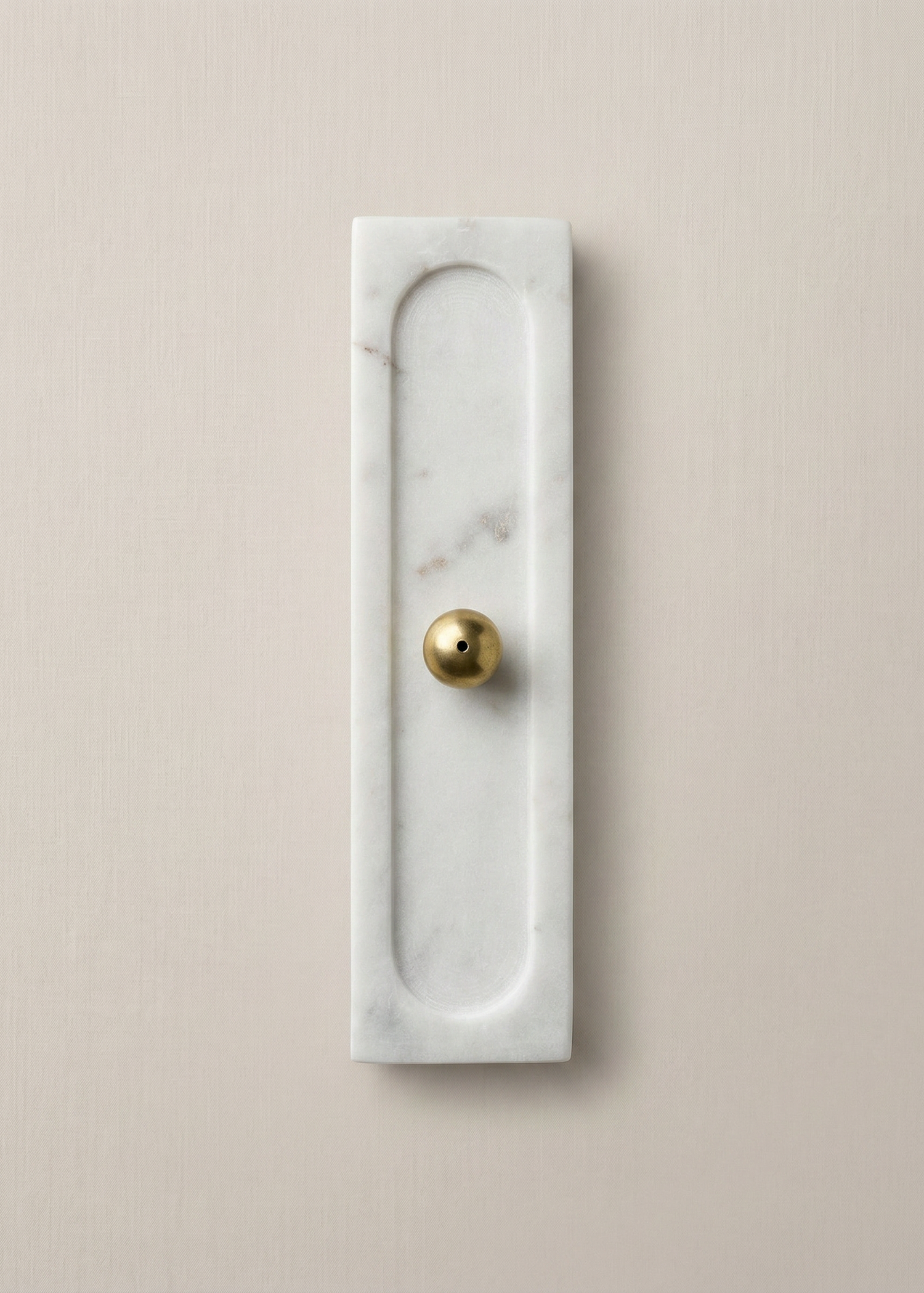 Galaxy Marble Incense Holder - White