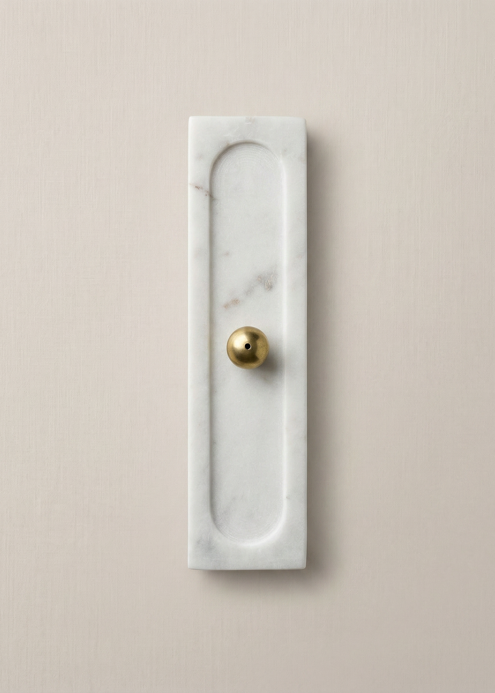 Galaxy Marble Incense Holder - White