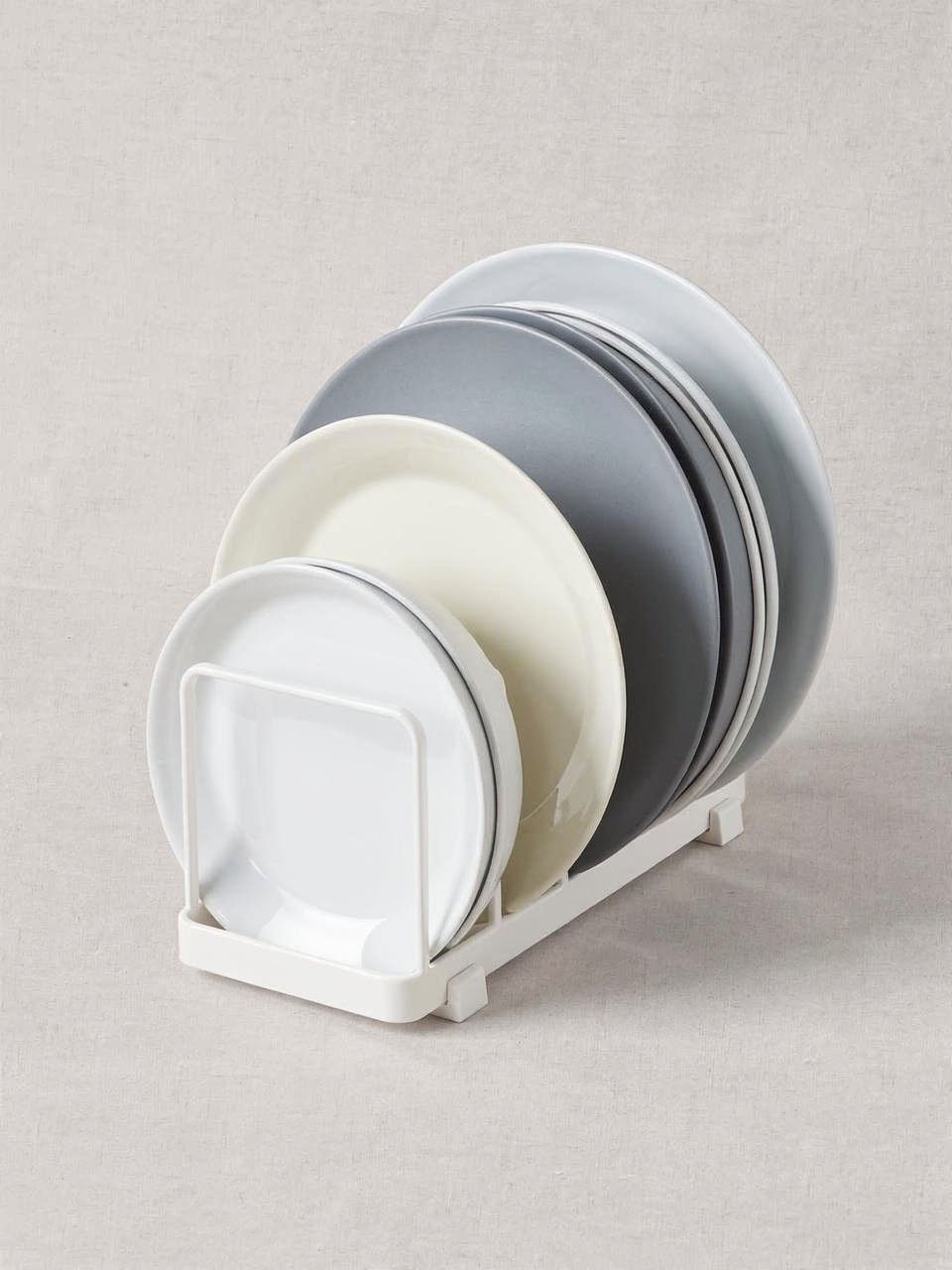 Multi-Layer Plate Rack - White