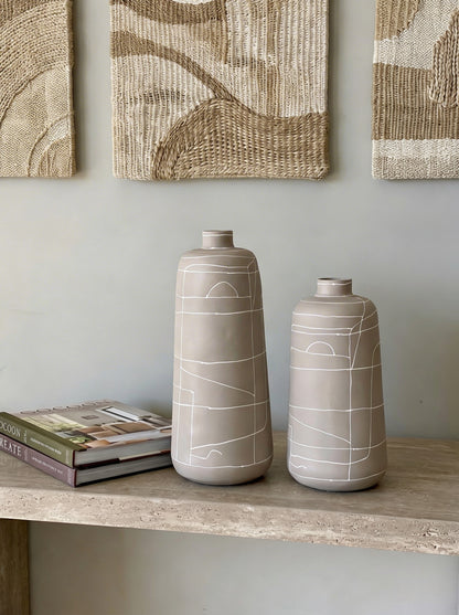 Dune Terra Vase - Beige (Small)