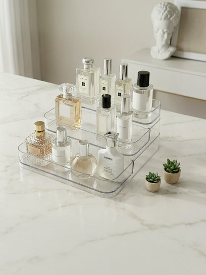 3-Tier Transparent Storage Rack