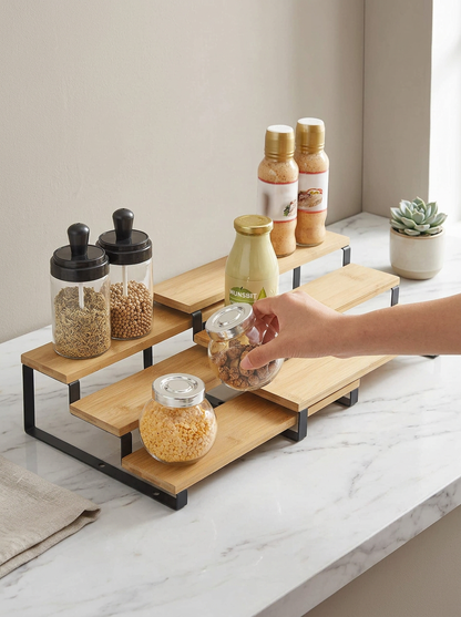 Adjustable Storage Rack - Black