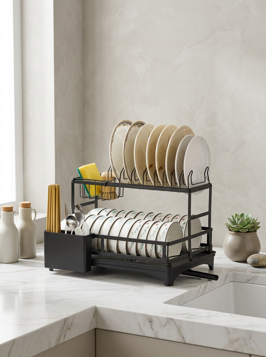 2-Tier Dish Rack