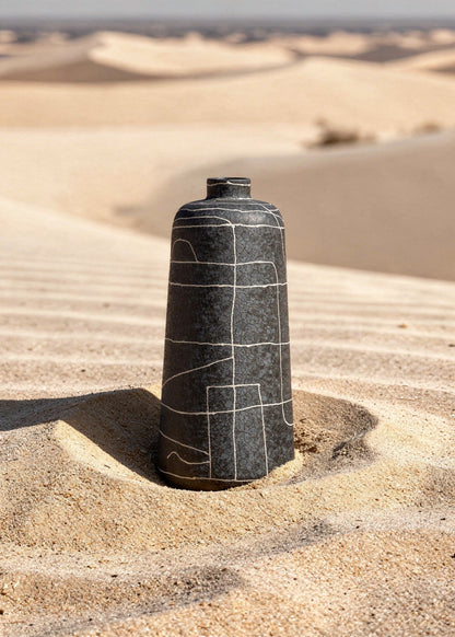 Dune Terra Vase Large - Black